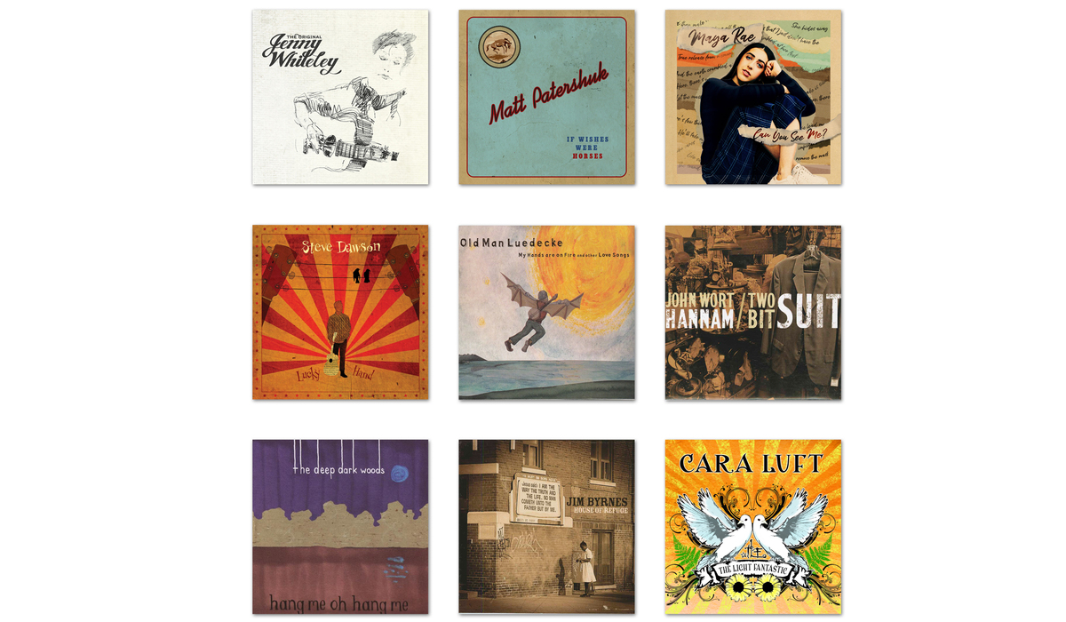 Black hen carroussel 9 selections one each artist
