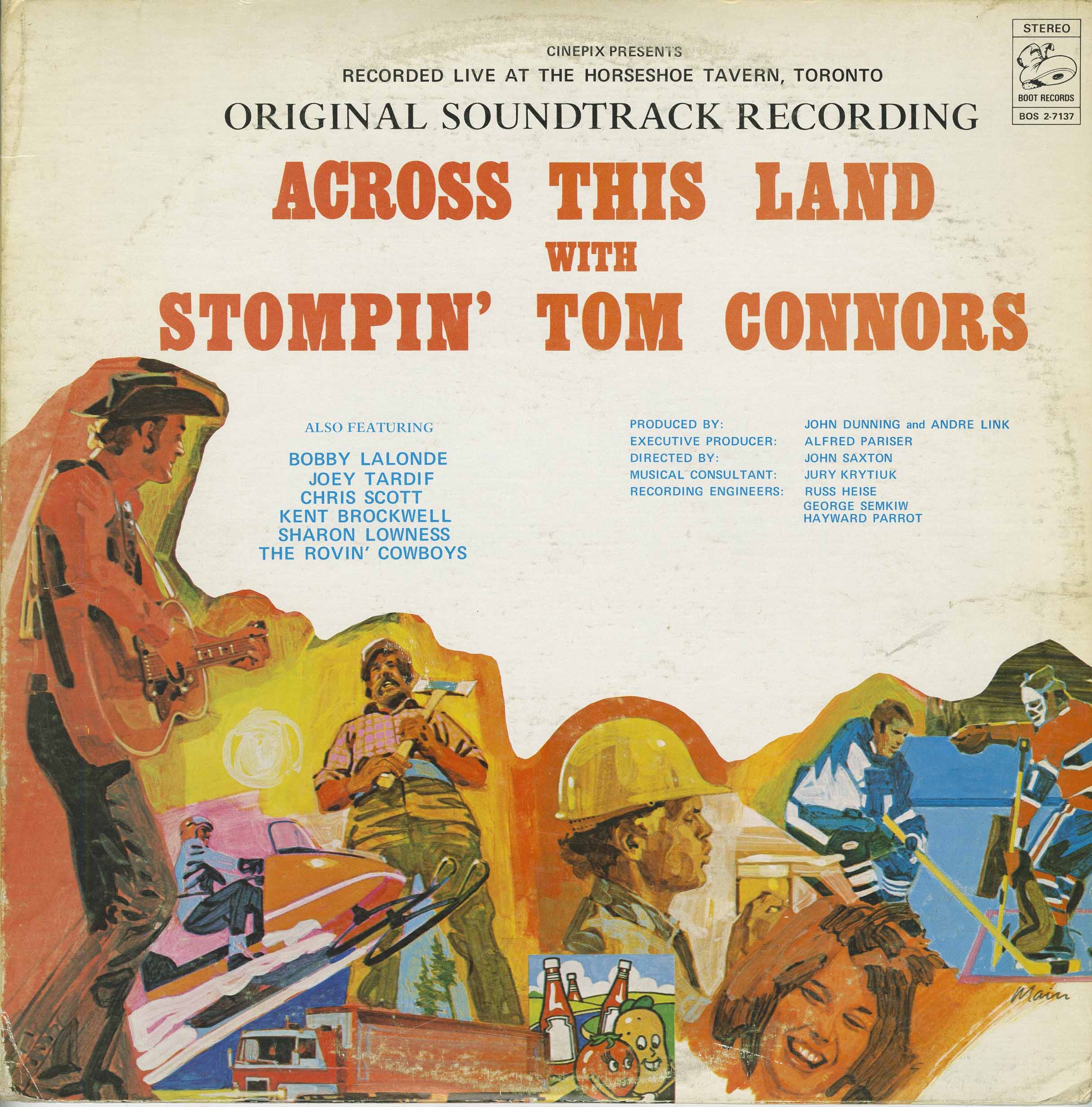 Connors, Stompin' Tom Across this Land With Stompin Tom Original