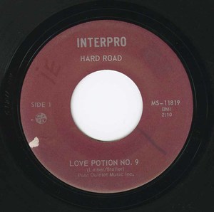 45 hard road love potion  9 label