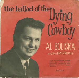 45 al boliska ballad of a dying cowboy pic sleeve front