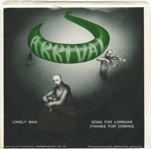 45 arrival lonely man pic sleeve front