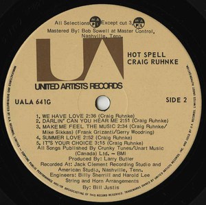 Craig ruhnke hot spell vinyl 02