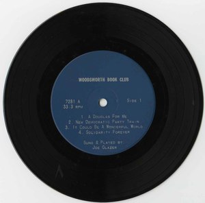 45 joe glazer a douglas for me pic sleeve vinyl 01