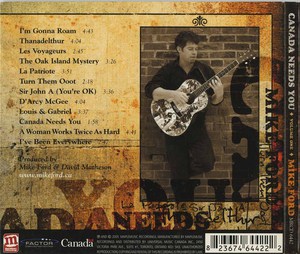 Cd mike ford canada needs you vol 1 back