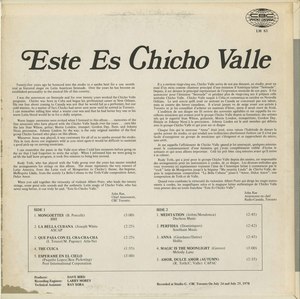 Chicho valle st cbc back