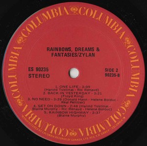 Zylan rainbows dreams   fantasies label 02