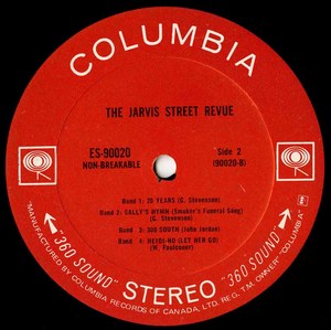 Jarvis street revue st label 02
