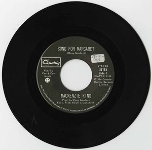 45 mackenzie king song for margaret vinyl 01