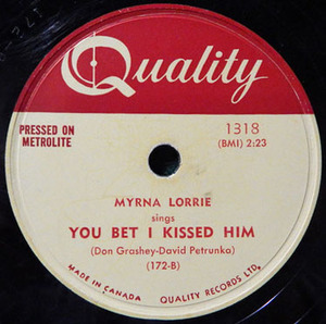 78 myrna lorrie you bet i kissed him squared