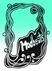 Psychedelic logo i designed. actually a promo shot of the band would be placed in the centre