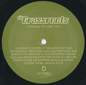 Da grassroots passage through time label 04