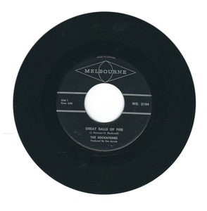 1964.the rockatones. great balls of fire. melbourne wg 3184 %28side 1%29