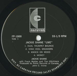 Jackie shane live label 01