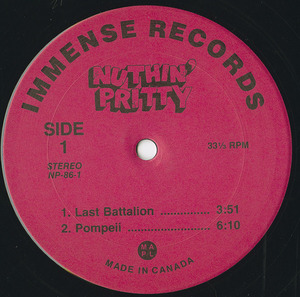 Nuthin pretty insert label 01