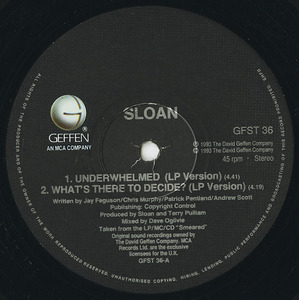 Sloan underwhelmed label 01