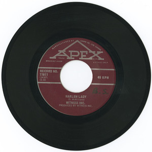 45 witness inc harlem lady bw i put a spell on you %28picture sleeve%29 vinyl 01