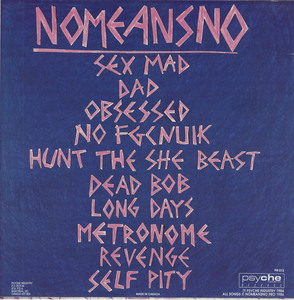 Nomeansno sex mad back