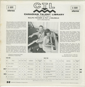 Ralph fraser   pat l'heureux   the two piano team of back