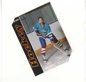 Cd richard knechtel   home   away hockey card insert