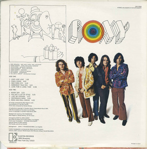 Roxy roxy 1969 back