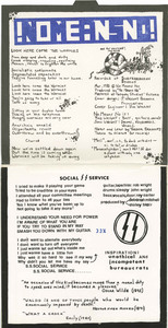 45 nomeansno   look  here come the wormies gatefold foldout inside