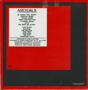 Asexuals st back