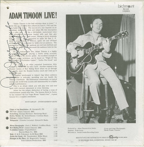 Adam timoon   live back