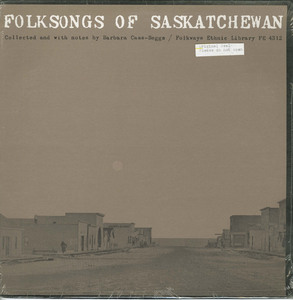 Va folk songs of saskatchewan front