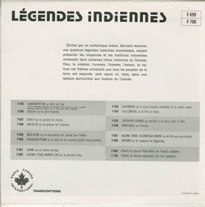 Legendes indiennes rci f 699   700 back