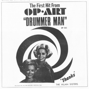 45 allan sisters %28jackie and coralie%29   silly jilly %28op art 303%29 1966 promo 003