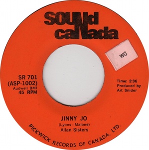 Allan sisters jinny jo sound canada