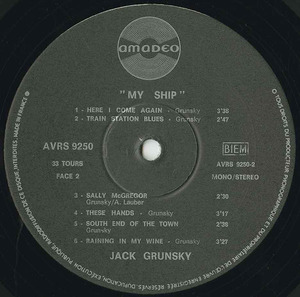 Jack grunsky my ship label 02