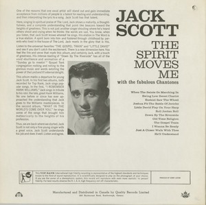 Jack scott   the spirit moves me back