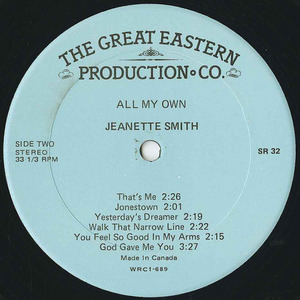 Jeannette smith all my own label 02