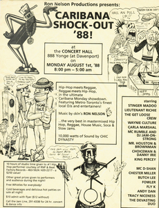 11   concert hall performance flyer august 1988