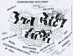 11   sun city force dj crew flyer 1985