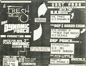11   masonic hall concert def force sound crew flyer
