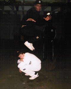 Dj jel   mc shadow with british knights gear 1988