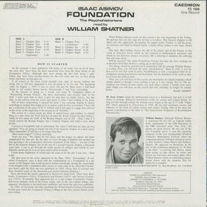 William shatner   foundation back
