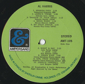 Al harris for use only ampersand label 01