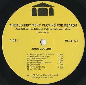 Tommy banks   john cousins   a heritage of songs label 02