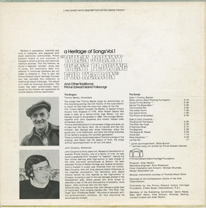 Tommy banks   john cousins   a heritage of songs back