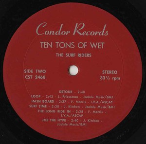 Surf riders   ten tons of wet label 02