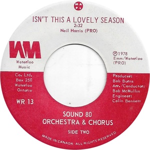 Sound 80 orchestra and chorus isnt this a lovely season waterloo music