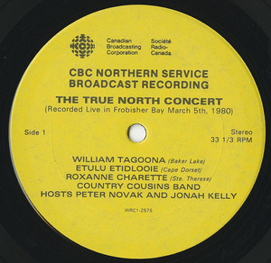 Va the true north concert label 01