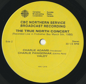 Va the true north concert label 02
