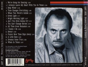 Gary buck   western swing   country   back