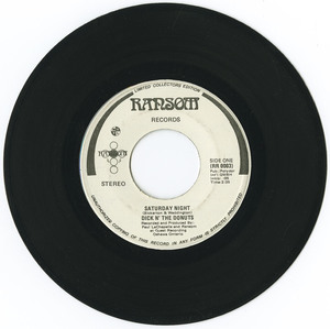45 dick n' the donuts   saturday night vinyl 01