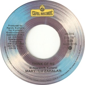 Marylu zahalan think of me sefel records