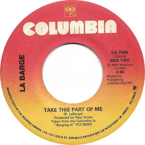 Labarge take this part of me columbia
